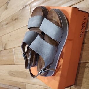 Miz Mooz Gray Women's Sandals